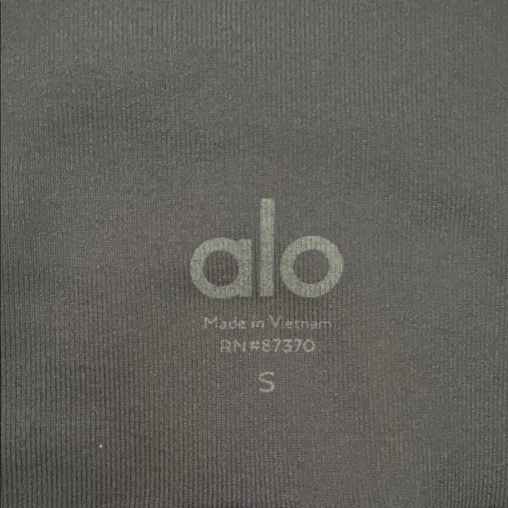ALO Yoga High-Waist Charcoal Gray Leggings - Picture 2 of 4